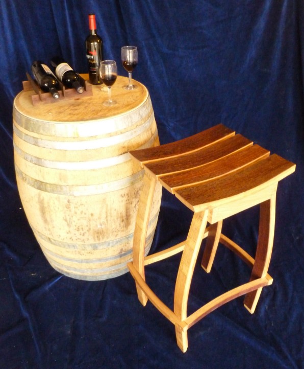 Barrel Stave Stools — view 1